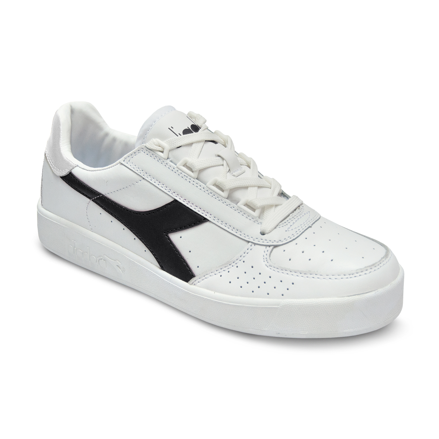 Scarpe Sneakers Uomo DIADORA Modello B.Elite White White Black | eBay